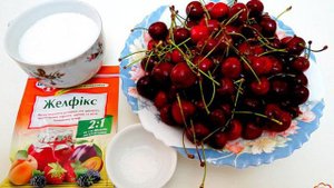 Джемовое варенье из черешни с желефиксом