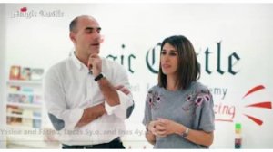 MAGIC CASTLE PARENTS Yasine and Fatina, Lucas 5 yo  and Ines 4 yo