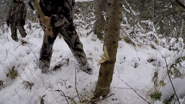 КАК ПРАВИЛЬНО РУБИТЬ СУХОСТОЙ НА ДРОВА В ЛЕСУ.