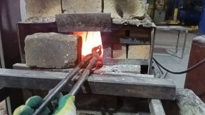 Изготовление настоящего кованного клинка. Зонная  закалка клинка с горячим отпуском  Часть 4