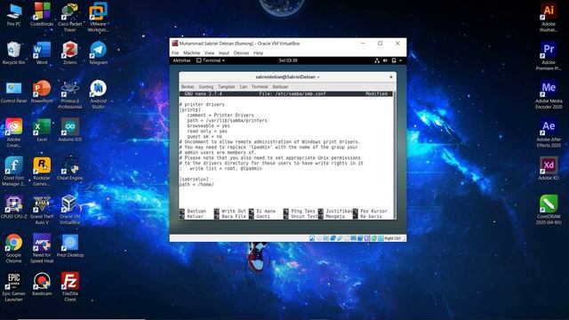 Konfigurasi Samba Server || DEBIAN 9 смотреть онлайн