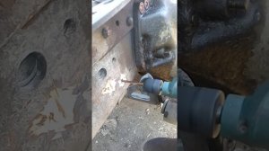 Замена левой части рамы Скания
