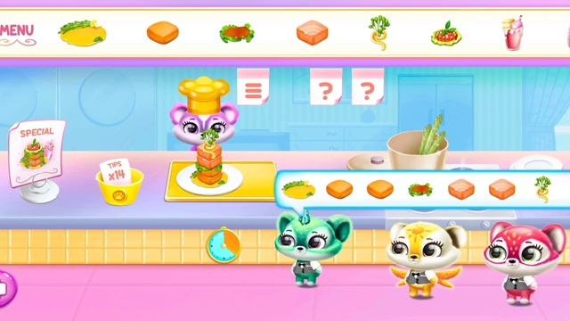 Обзор игры про милых и пушистых питомцев Fluvsies. Делаем суши в кафе для питомцев в игре Fluvsie