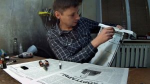 Kyocera. Отломана передняя панель нижнего (основного) лотка. Ремонт, ее надежное восстановление.