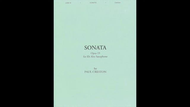 Paul Creston - Sonata Op. 19, mvt. III (Piano Accompaniment) смотреть онлайн