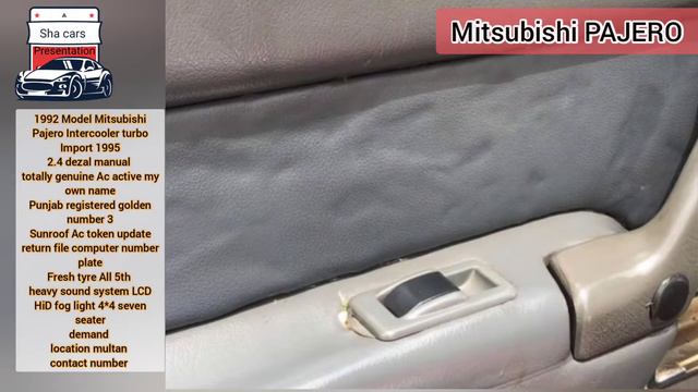 Mitsubishi Pajero 1992 Model | Detailed Review | Walk around | Price | Cars For Sale in Pakistan смотреть онлайн
