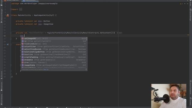 New way to pick an image from the gallery in Android Studio | Kotlin смотреть онлайн