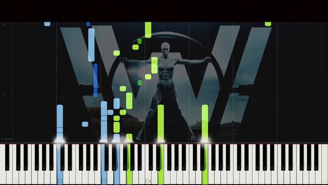 Westworld - Intro Theme | Piano Cover/Tutorial (Synthesia) смотреть онлайн