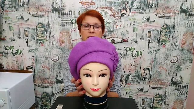 Мягкие береты для большого размера головы ( на базе классики) смотреть онлайн