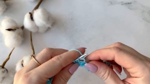 Ажурный узор / Двойной накид / Узор спицами / Дырочки спицами / Как вязать двойной накид