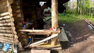 Самый лучший день. Отдых в лесной избушке. Жизнь в тайге
