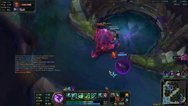 My NEW Thresh Top Build - Season 14 Titanic Hydra Split Pusher - League of Legends Off Meta