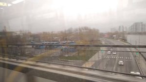 Закрытие части Замоскворецкой линии метро в Москве. Маршрут автобуса КМ2 (12.11.2022)