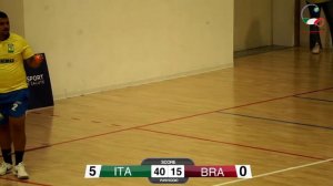 INDOOR TAMBURELLO WORLD CHAMPIONSHIP - Italy 2023 - ITA VS BRA - SEMIFINAL MALE