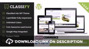 Classify - Classified Ads WordPress Theme Free Download