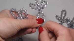 Снежинка своими руками. Синельная проволока