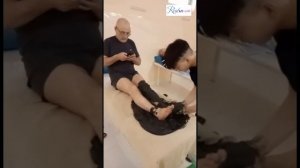 Врач Санатория Айша Биби Сарыагаш, рассказывает о процедурах в санатории (на казахском языке)