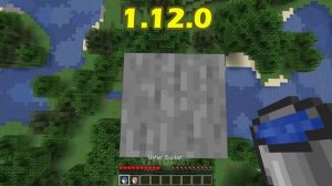 minecraft in 1.8.0 vs 1.12.2 vs 1.19.4