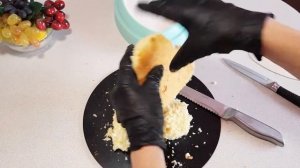Муссовый торт. СУХОЙ ШОКОЛАДНЫЙ ВЕЛЮР, зеркальная глазурь
