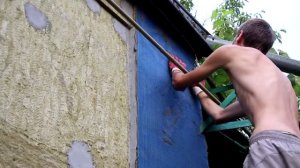Как утеплить фасад дома. Утепляем дом каменной ватой и пенопластом "без опыта своими руками" ч.7.