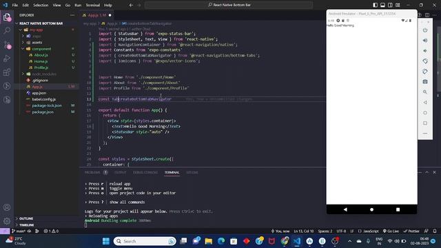 Revolutionize Your React Native Expo App with the Bottom Navigation Bar смотреть онлайн