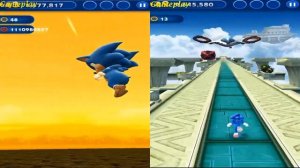 Sonic Dash New Update - New Character Baby Sonic VS TEEN SONIC - Gameplay HD