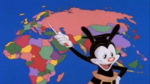 Мир Якко русский, но каждая коммунистическая страна, на которую он указывает, играет советский гимн