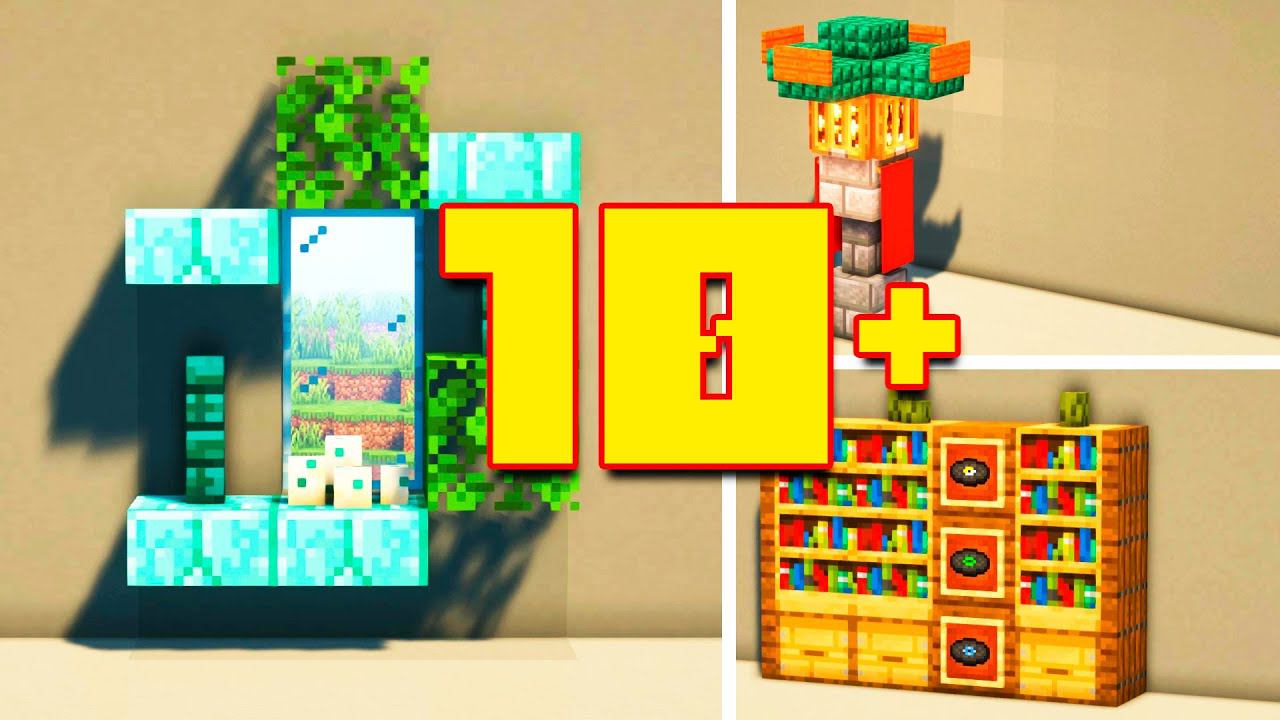 10+ Build Hacks in Minecraft #6 смотреть онлайн