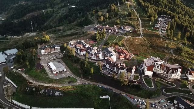 Красная поляна. Горная Олимпийская Деревня (Olympic Village Krasnaya Polyana Sochi Russia)