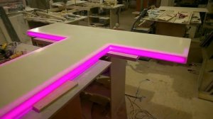 Столешница с подсветкой