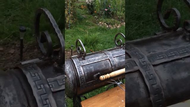 Мангал из газового балона и станины от швейной машинки зингер смотреть онлайн