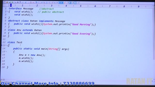 Core Java Tutorial || Interface || Video -2 || Implementation Classes || By Ratan Sir смотреть онлайн