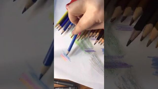 Чем закрашивать? О карандашах))) смотреть онлайн