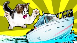 симулятор маленького котенка #4 ПОДВОДНЫЙ КОТЕНОК РЫБОЛОВ Купил Новую ЛОДКУ  веселый летсплей #ФГТВ