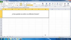 9.- Excel infinito. ¿Cómo guardar un archivo con diferente formato?