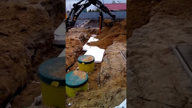 Монтаж Септика Танк производительностью 1000 л./сут. смотреть онлайн