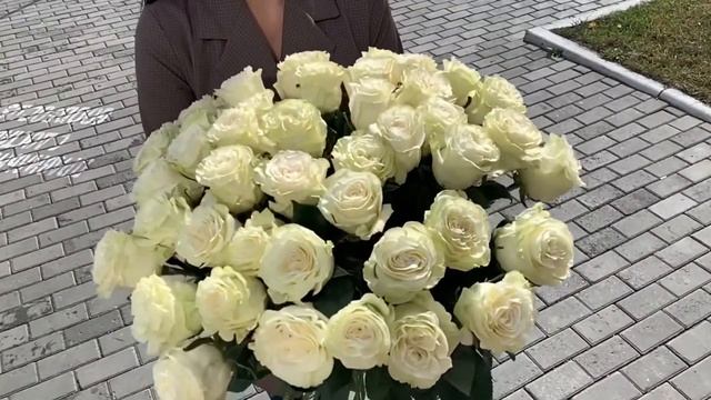 Роскошные белые розы смотреть онлайн