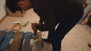 LOFT PROJECT #2: Кофейный столик из ПАЛЛЕТЫ на колесах