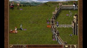 Прохождение героев 3 на андроид кампания слава королеве #3 миссия Утёс грифонов часть #1.