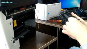 Замена печки Kyocera FS 1035