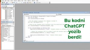 ChatGPT yozgan VBA kodni ishlatish Excel darsi, Svod jadval, Avto izoh