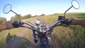 Прокатился на японском мотоцикле, после Альфы 110, конечно это иномарка