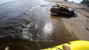 Щука в жару на Финском заливе