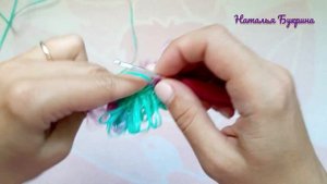 "Мочалка-спиралька" крючком! Самый простой способ!!!МК Натальи Букриной!!!