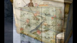 Декупаж мебели. Комод