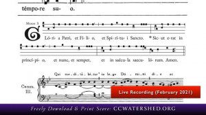 COMMUNION: “Qui Meditabitur In Lege Domini” — Gregorian Chant (ASH WEDNESDAY)