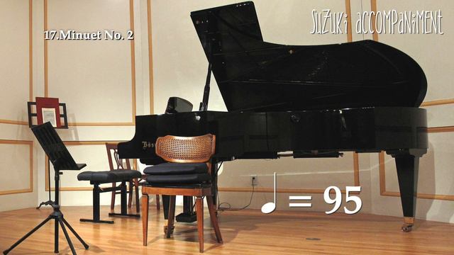 Suzuki Cello Book 1 | Minuet No. 2 | Piano Accompaniment | 95 BPM смотреть онлайн