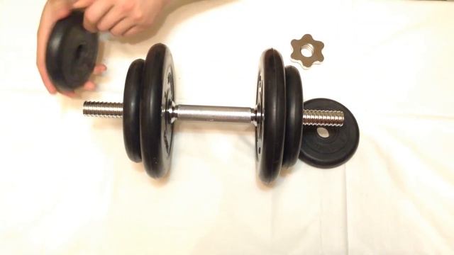 Гантель разборная 20 кг. Обзор смотреть онлайн