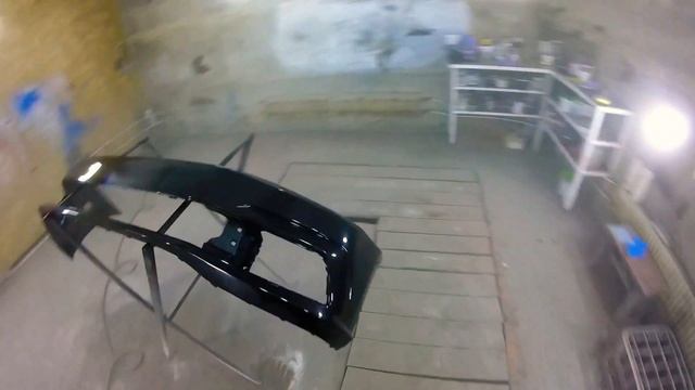 Покраска бампера/нанесение лака своими руками/малярка в гараже/Днепр/Украина