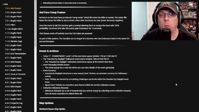 DBD 7.3.0 Update Patch Notes | Dead by Daylight Mid Chapter #dbd